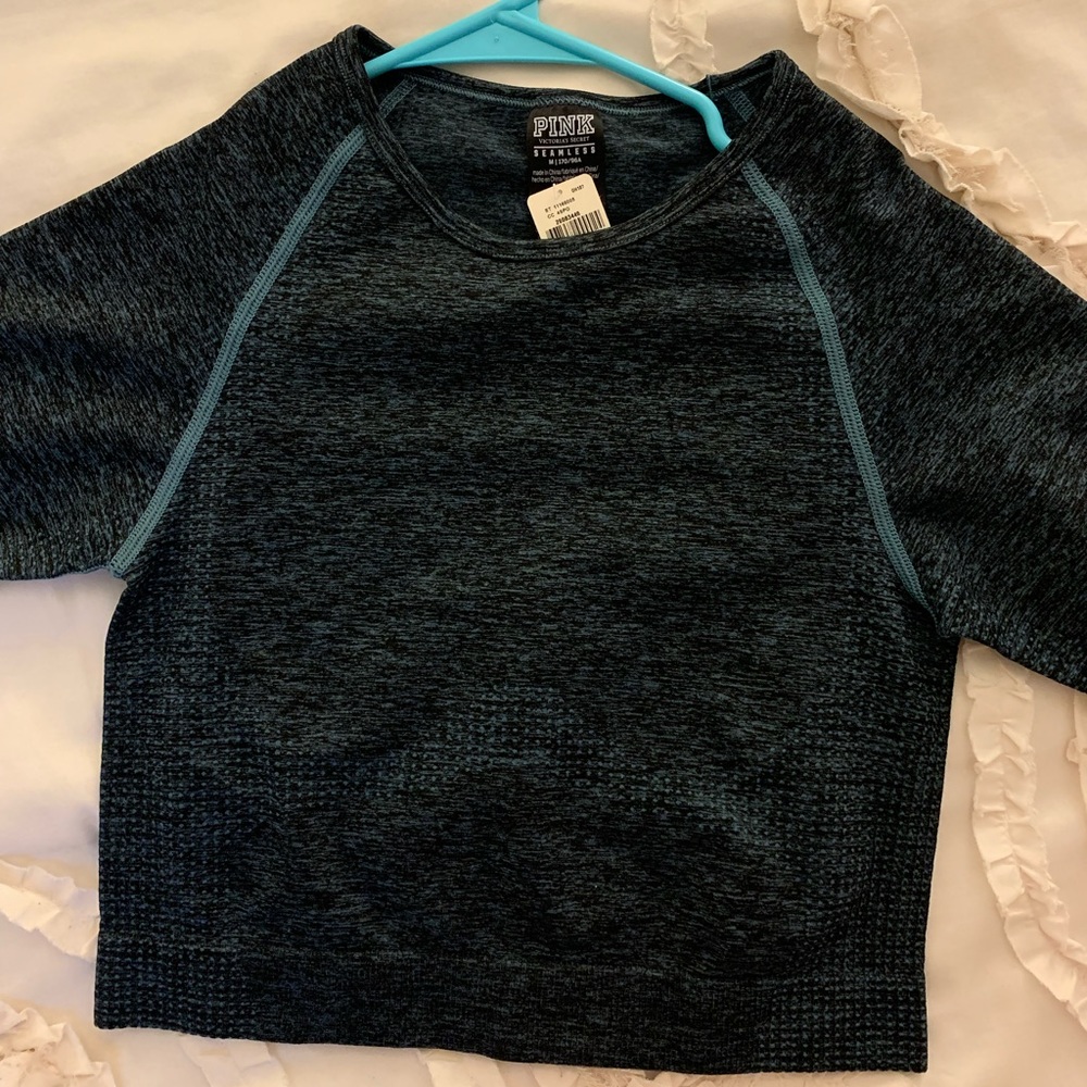 PINK Seamless Gym Top